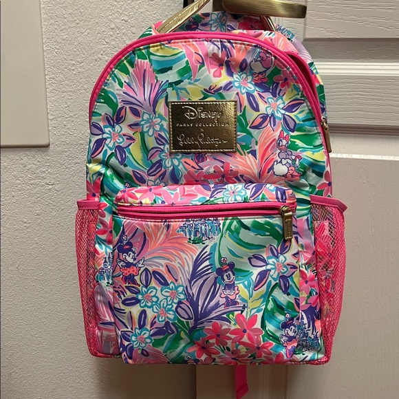 Disney Handbags - Rare Disney Lilly Pulitzer Backpack
